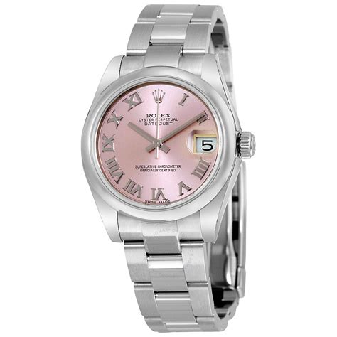 ladies pink face rolex watches|Rolex lady Datejust 31.